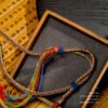 Mini 3D Tangka Tibetan Tangka Five Lord Pendant Necklace Brass Gilded Zakyram Pendant 3D Tangka