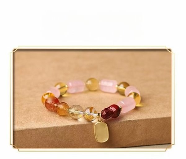 Date of birth: Customized crystal bracelet