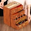 A great gift  with a variety of chinese tea and tea sets mixed in high-end gift boxes
